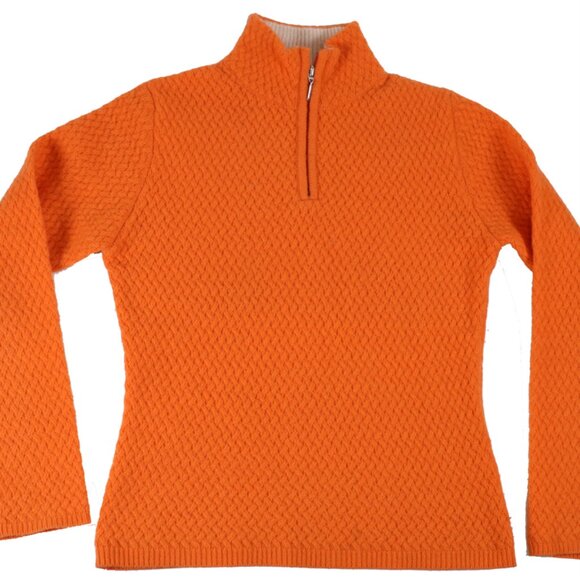 Enzo Mantovani  wool and cashmere   Half-Zip MockNeck Sweater - Picture 4 of 8